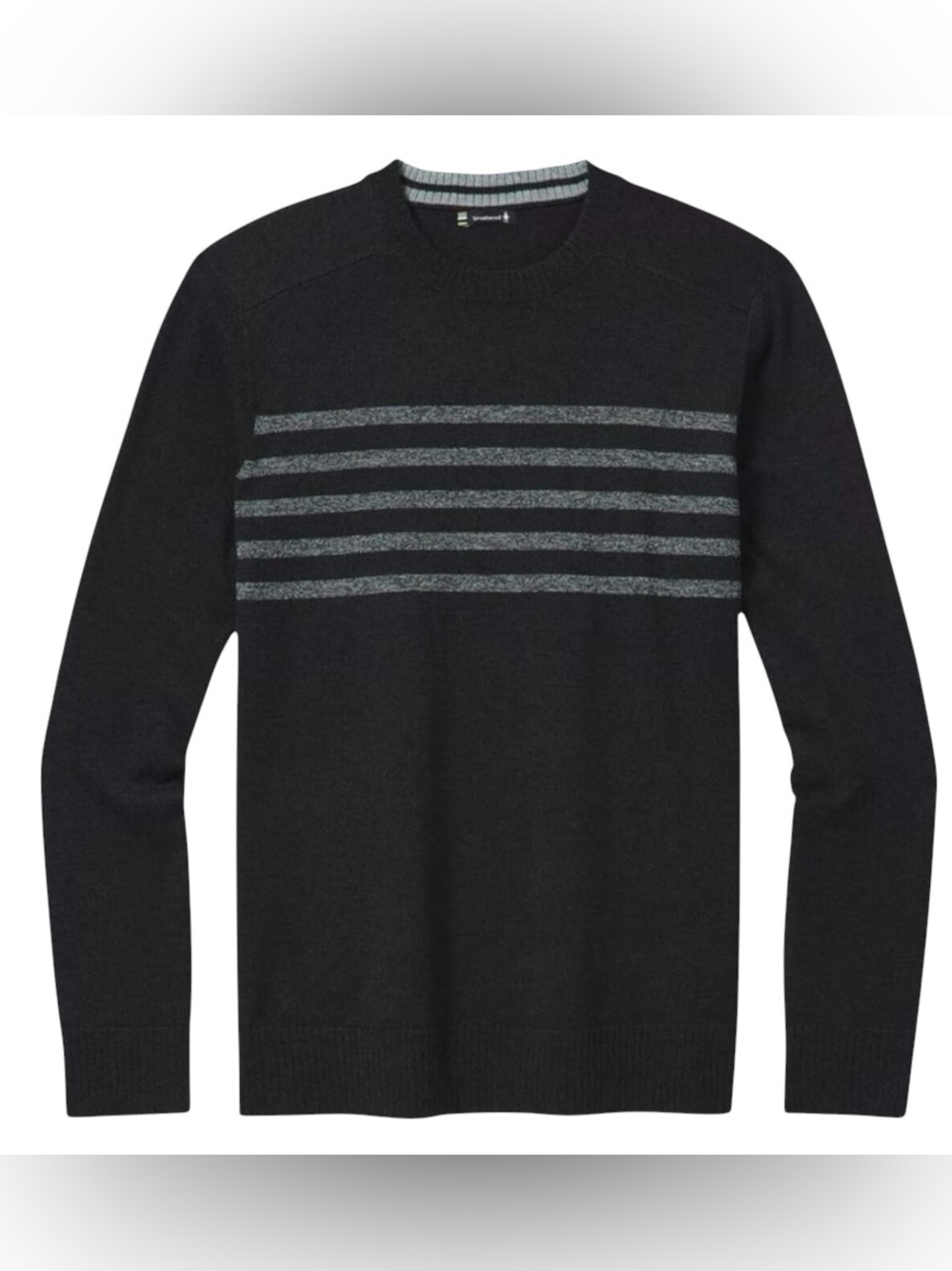 SMARTWOOL Sparwood Stripe Merino blend Crew Sweater